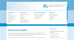 Desktop Screenshot of immungenetik-kl.de